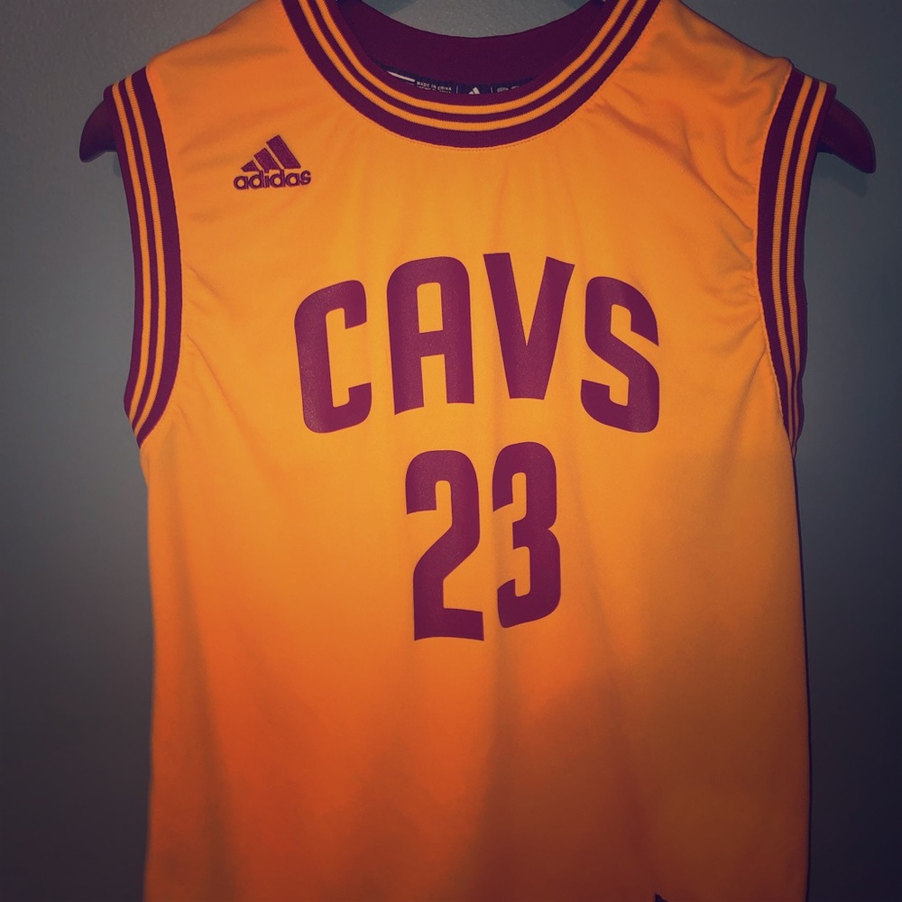 Cavs Lebron James jersey women’s Large
